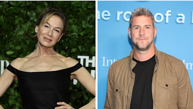 Renée Zellweger ant anstead split image
