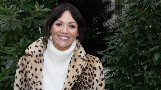 martine mccutcheon leopard print coat