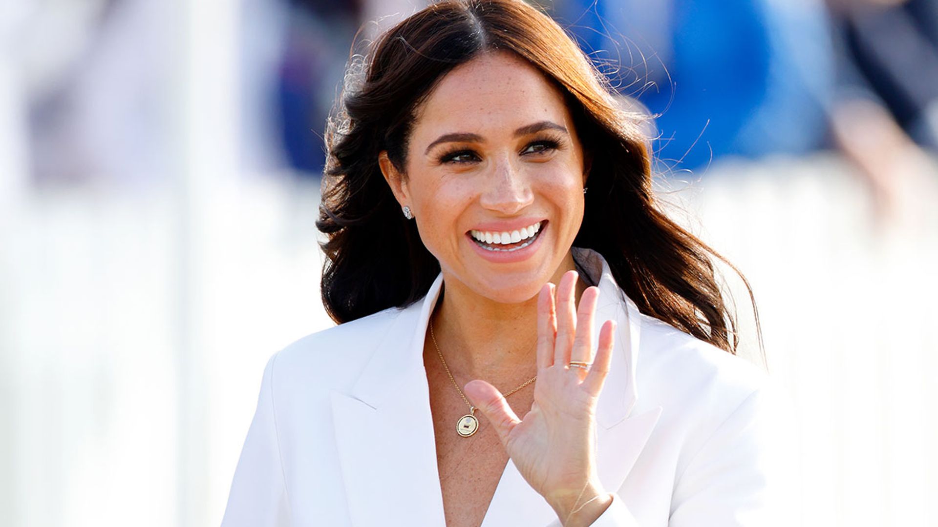 Meghan Markle wears a sustainably-made suit in NYC
