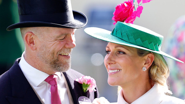 Mike and Zara Tindall at Royal Ascot 2022