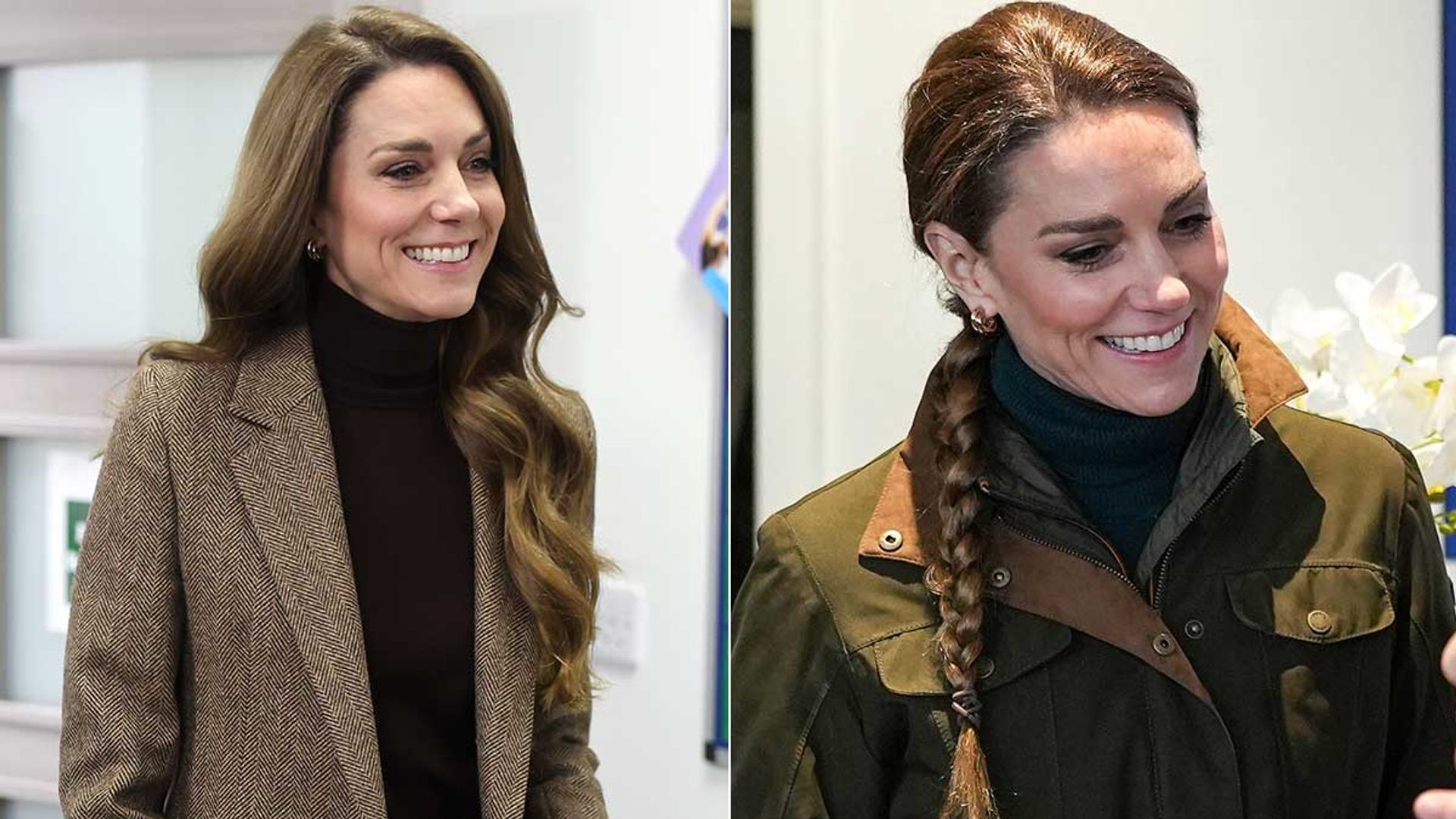 Princess Kate smiles