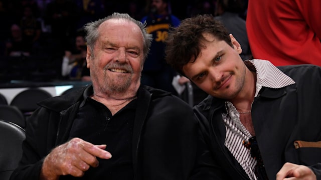 jack nicholson and ray nicholson nba game