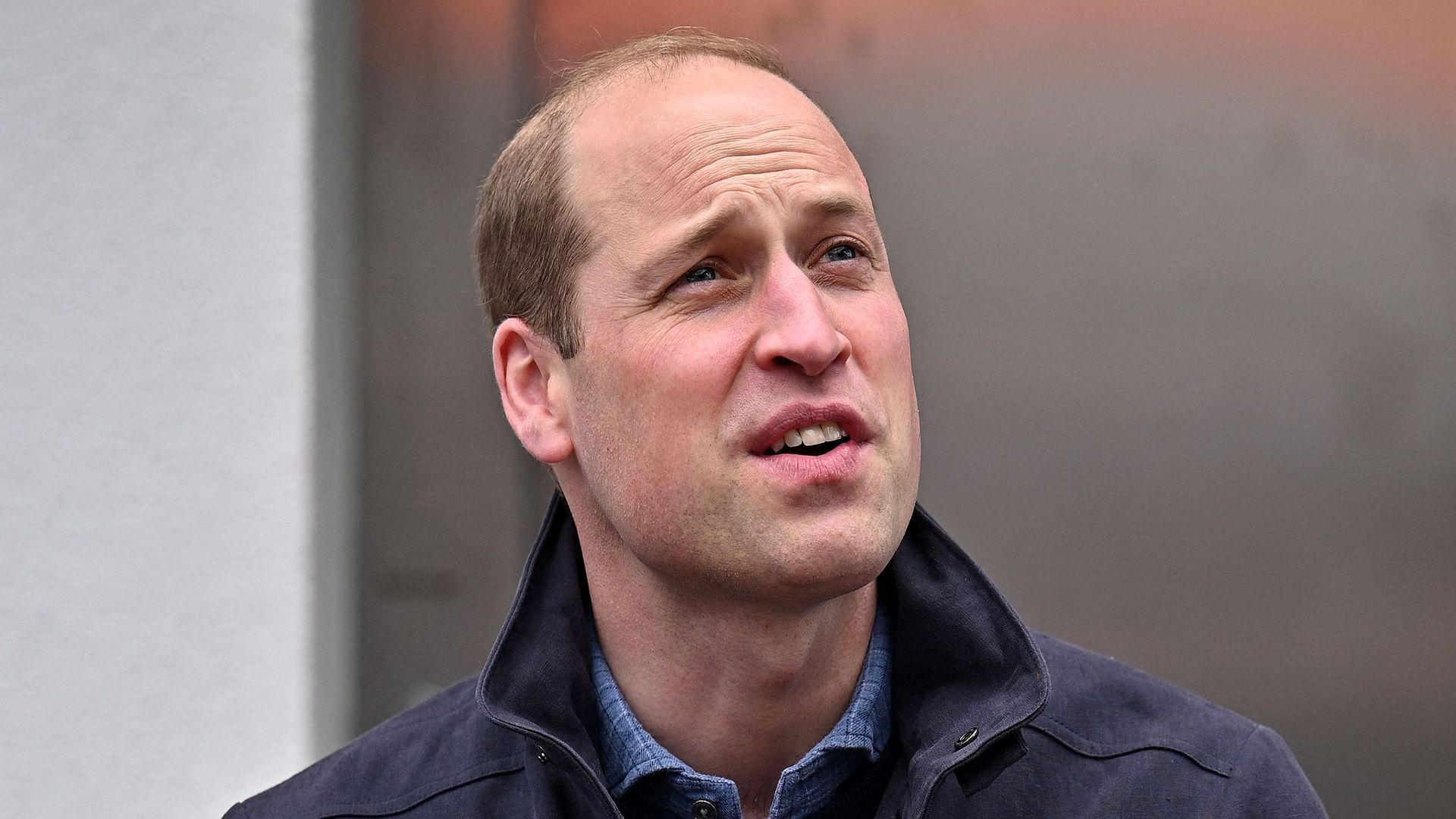 Prince William looking pained
