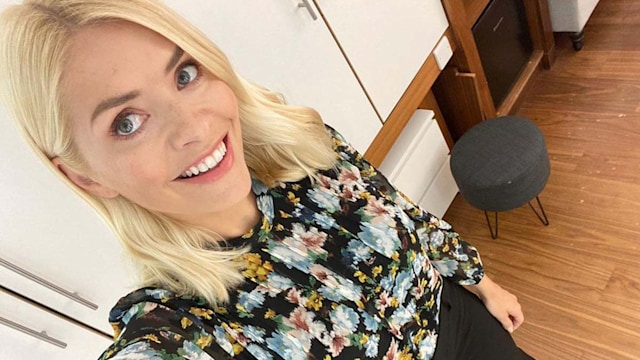 holly willoughby mango blouse floral fashion style