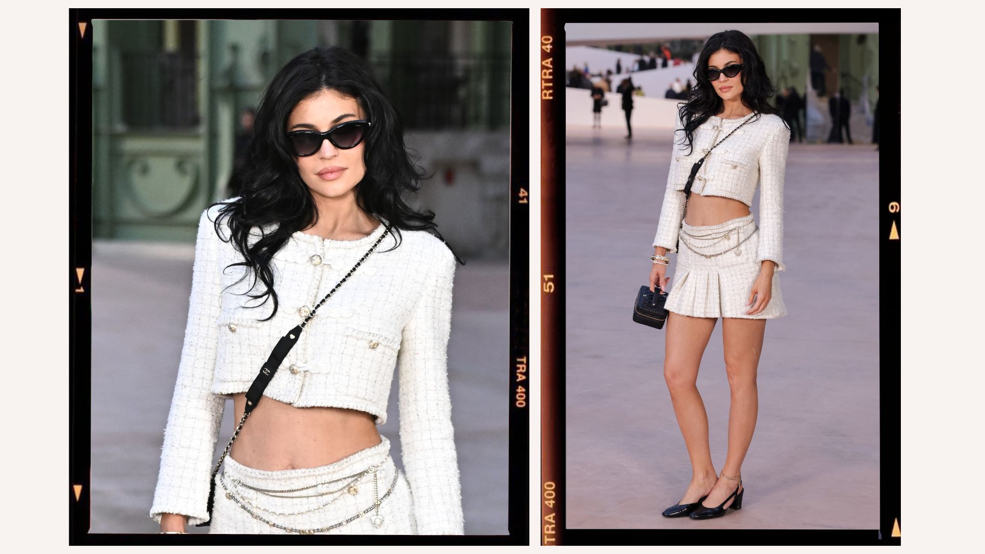 Kylie Jenner brings Paris to a standstill in cut-out Chanel suit