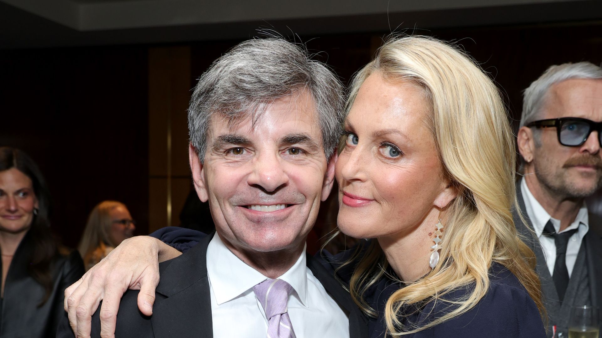 George Stephanopoulos and Ali Wentworth attend the 2023 Good+Foundation âA Very Good+ Night of Comedyâ Benefit at Carnegie Hall on October 18, 2023 in New York City.