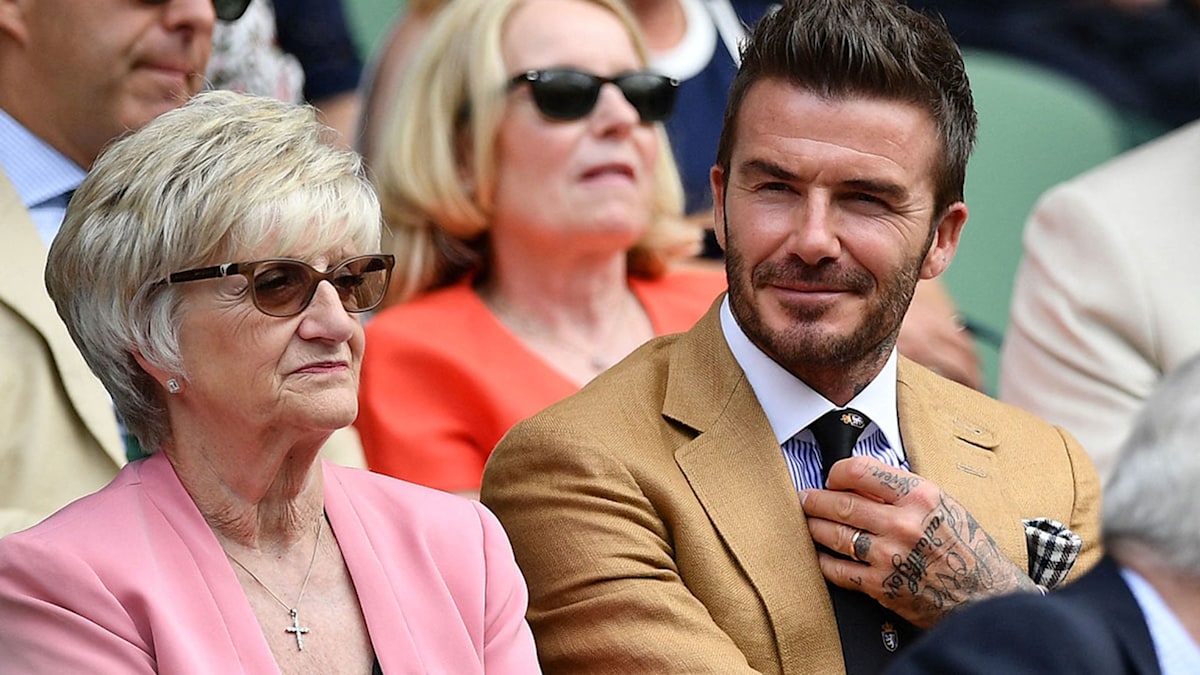 David Beckham's mother is IDENTICAL to this famous royal - did you spot ...