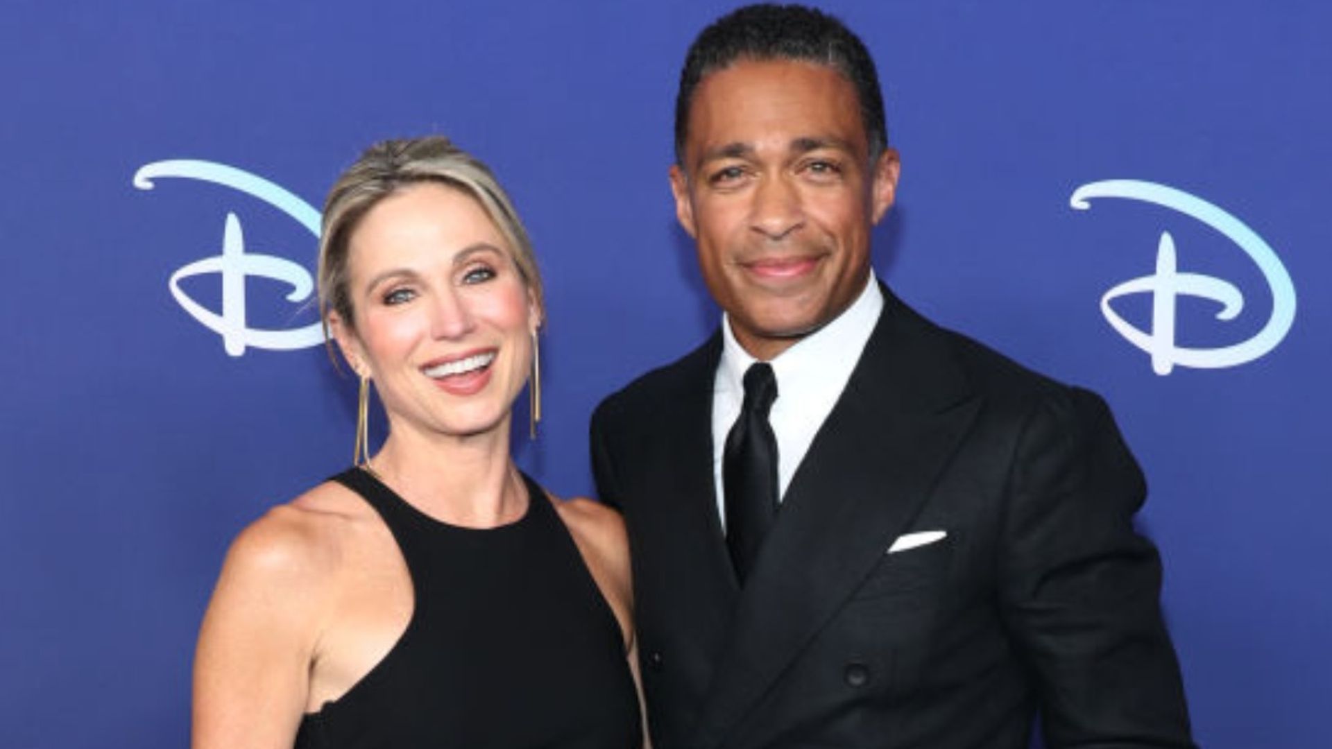 Amy Robach and T.J. Holmes smiles at Disney event before their relationship was made public 