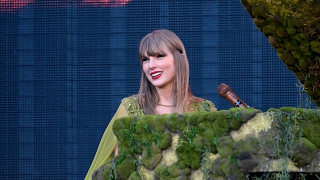 Taylor Swift performs at Scottish Gas Murrayfield Stadium on June 07, 2024 in Edinburgh, Scotland. (Photo by Gareth Cattermole/TAS24/Getty Images for TAS Rights Management )