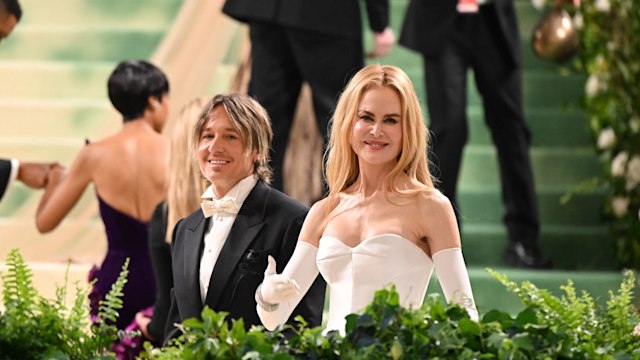  Keith Urban and Nicole Kidman attend the 2024 Met Gala celebrating "Sleeping Beauties: Reawakening Fashion" on May 06, 2024 in New York City.