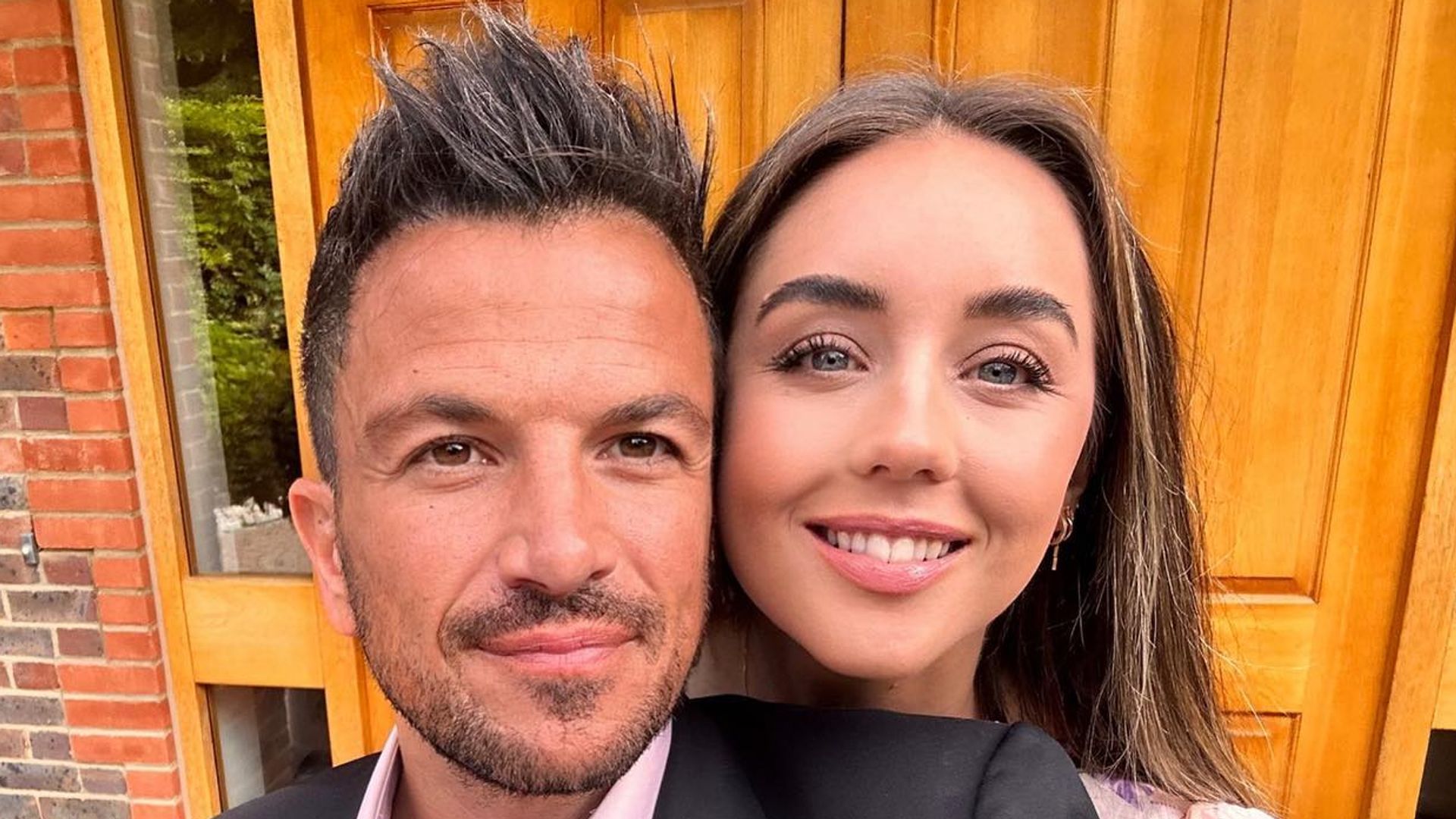 Peter and Emily Andre beam in ultra-rare holiday photo with children Amelia, Theo and Arabella