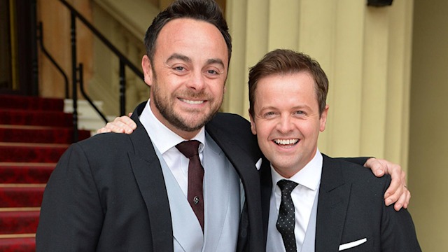 ant and dec smiling