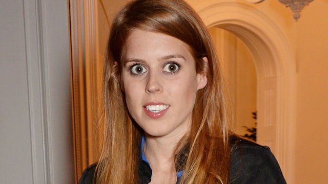 princess beatrice wearing black