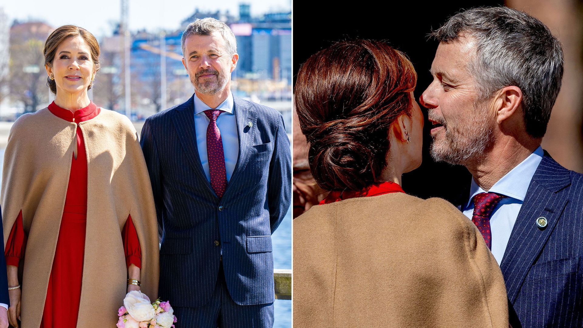 King Frederik kisses Queen Mary on Sweden state visit in sweet moment you might have missed