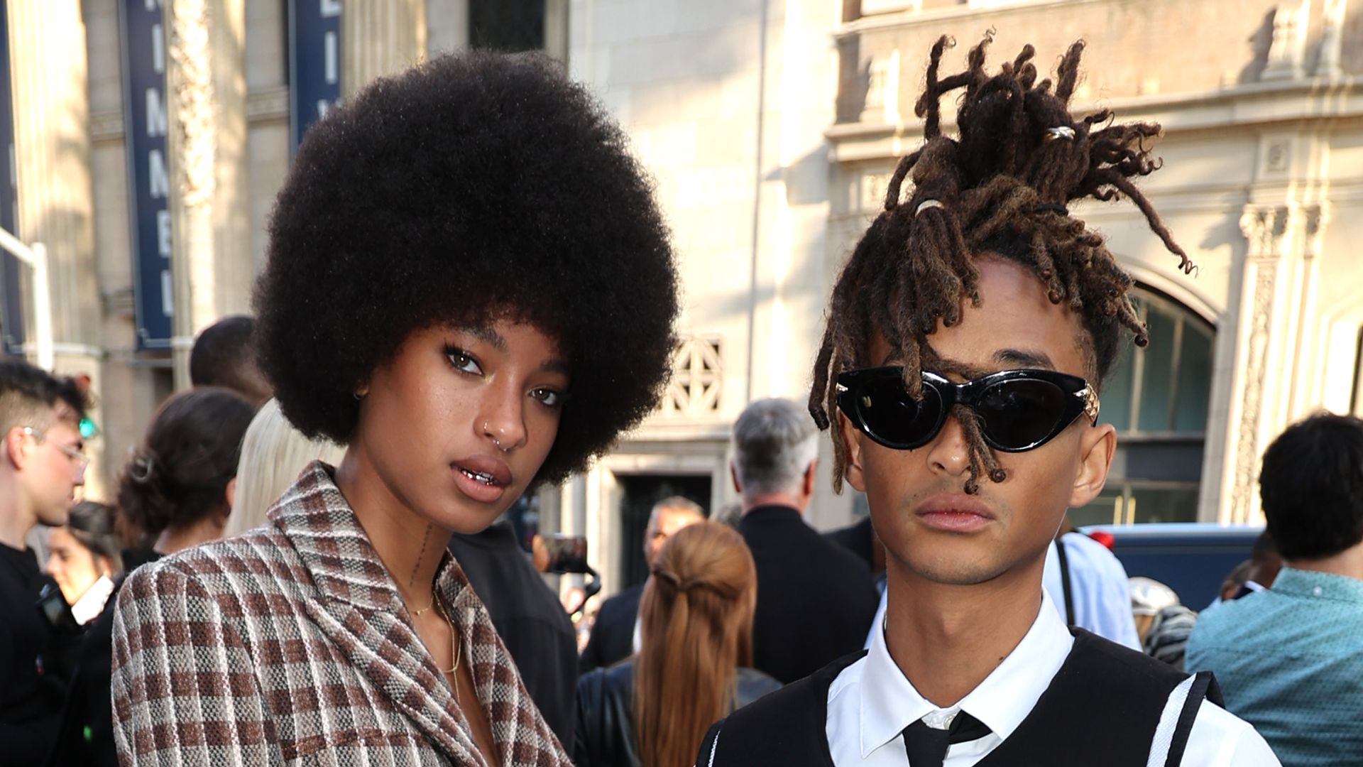 Willow Smith (L) and Jaden Smith attend the Los Angeles Premiere of Columbia Pictures' "Bad Boys: Ride Or Die" at the TCL Chinese Theater on May 30, 2024 in Hollywood, California.