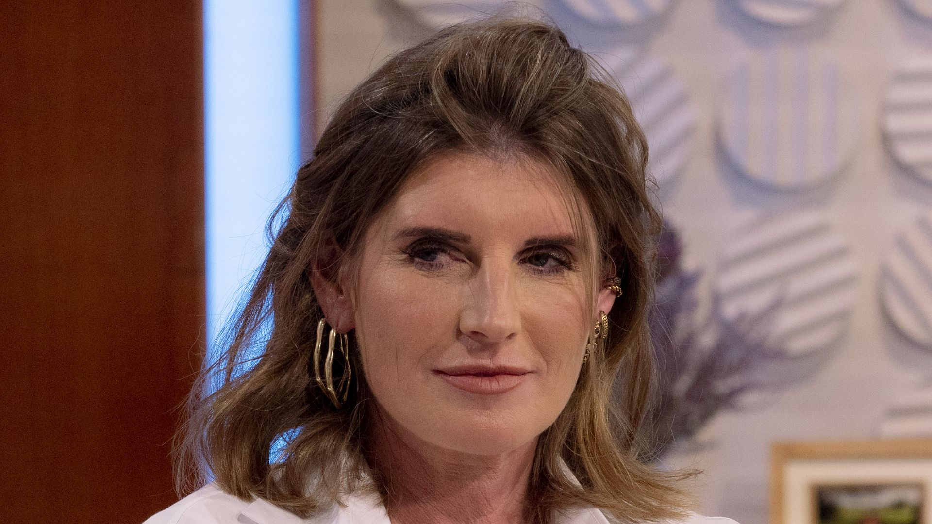 Amanda Owen in a white shirt