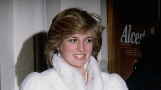 Princess Diana During A Visit To The Royal Opera House 