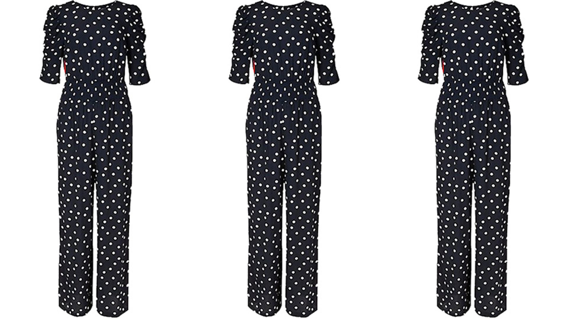 marks and spencer spotted jumpsuit