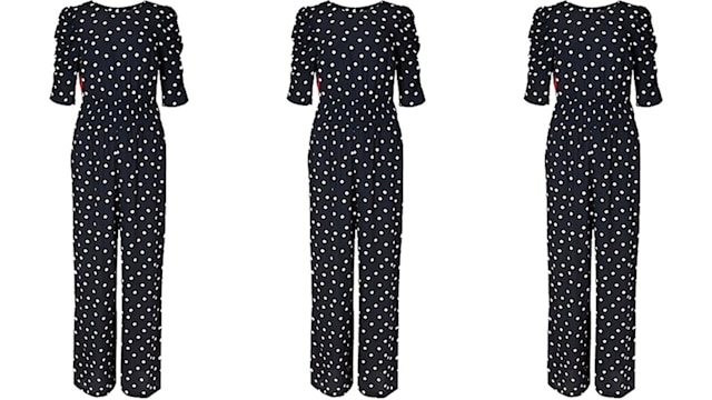 marks and spencer spotted jumpsuit