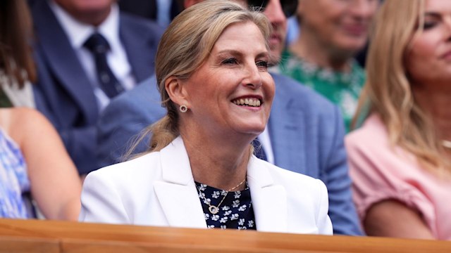 The Duchess of Edinburgh in the Royal Box