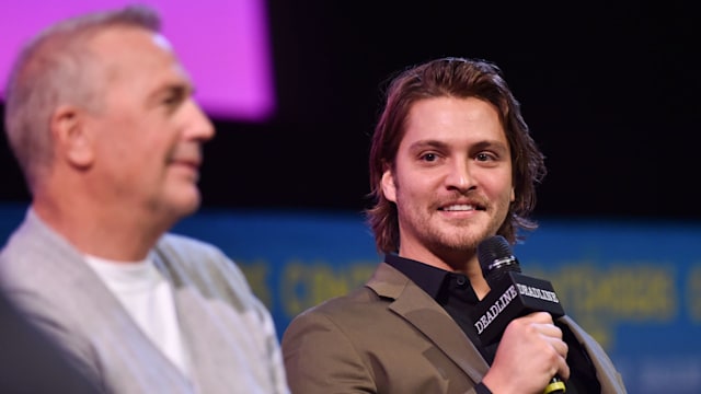 Luke Grimes and Kevin Costner at Deadline Contenders Emmy Event, Los Angeles, 07 Apr 2019