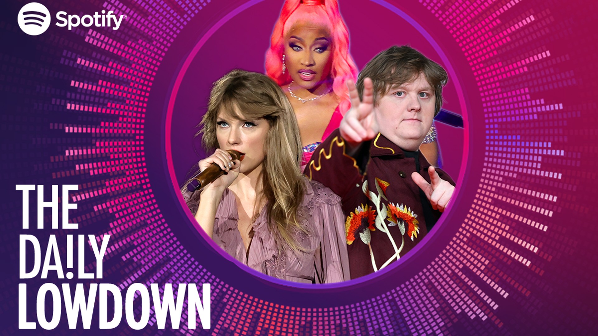 Taylor Swift, Nicki Minaj and Lewis Capaldi