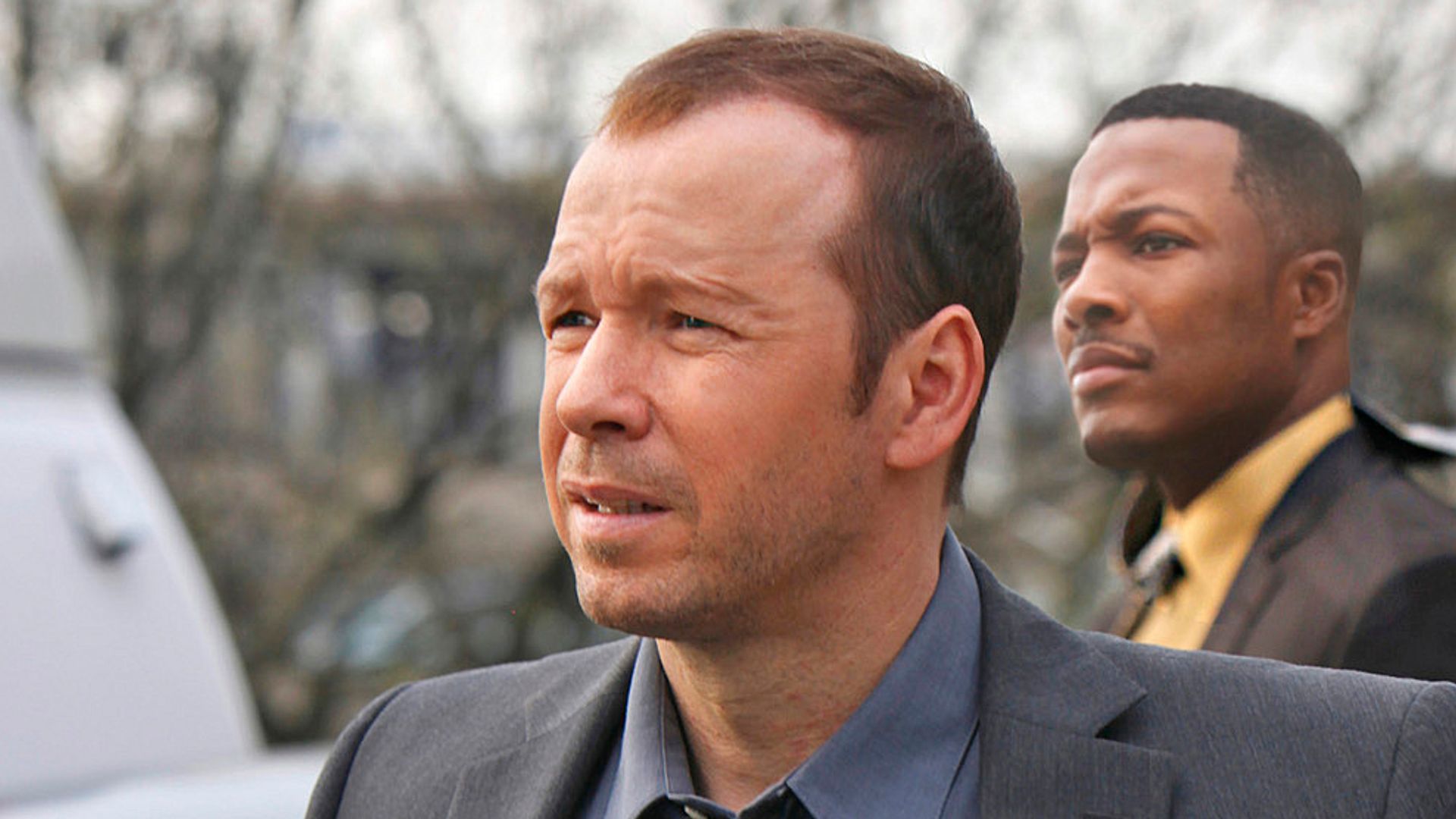 BLUE BLOODS is a drama about a multi-generational family of cops dedicated to New York City law enforcement.  Tom Selleck stars as Frank Reagan, the New York Chief of Police.  Frank's eldest son Danny (Donnie Wahlberg, pictured) is a seasoned detective, family man, and Iraqi War vet who on occasion uses dubious tactics to solve cases.  BLUE BLOODS will premiere this Fall, Fridays