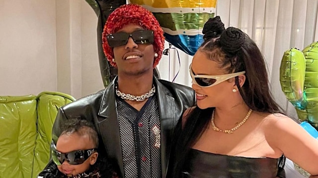 rihanna with family