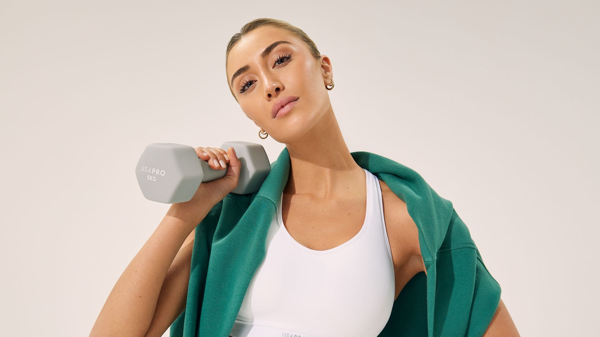 Exclusive: Sophie Habboo stuns in gorgeous fitted activewear as she looks ahead to a 'year of love'