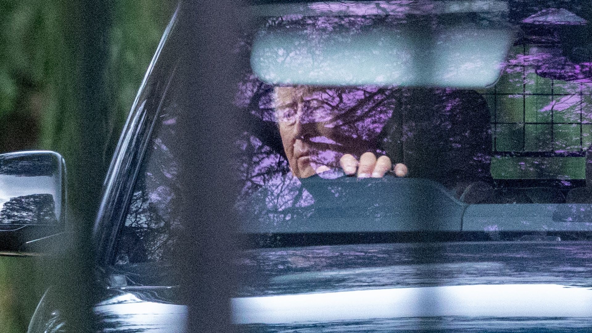 King Charles leaving Sandringham House in Norfolk on Friday