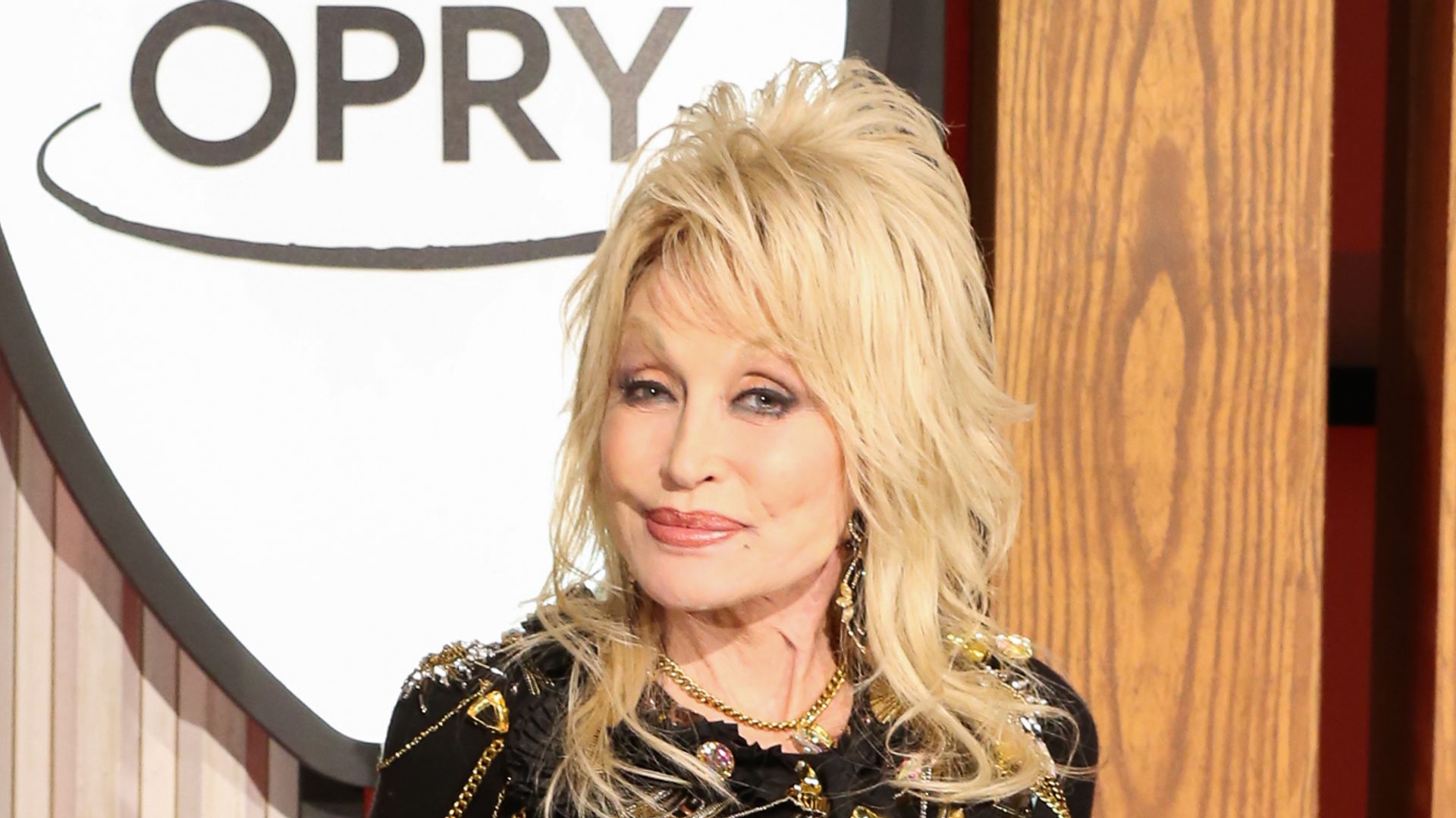 Dolly Parton attends a press conference before a performance celebrating her 50-year anniversary with the Grand Ole Opry at The Grand Ole Opry on October 12, 2019 in Nashville, Tennessee