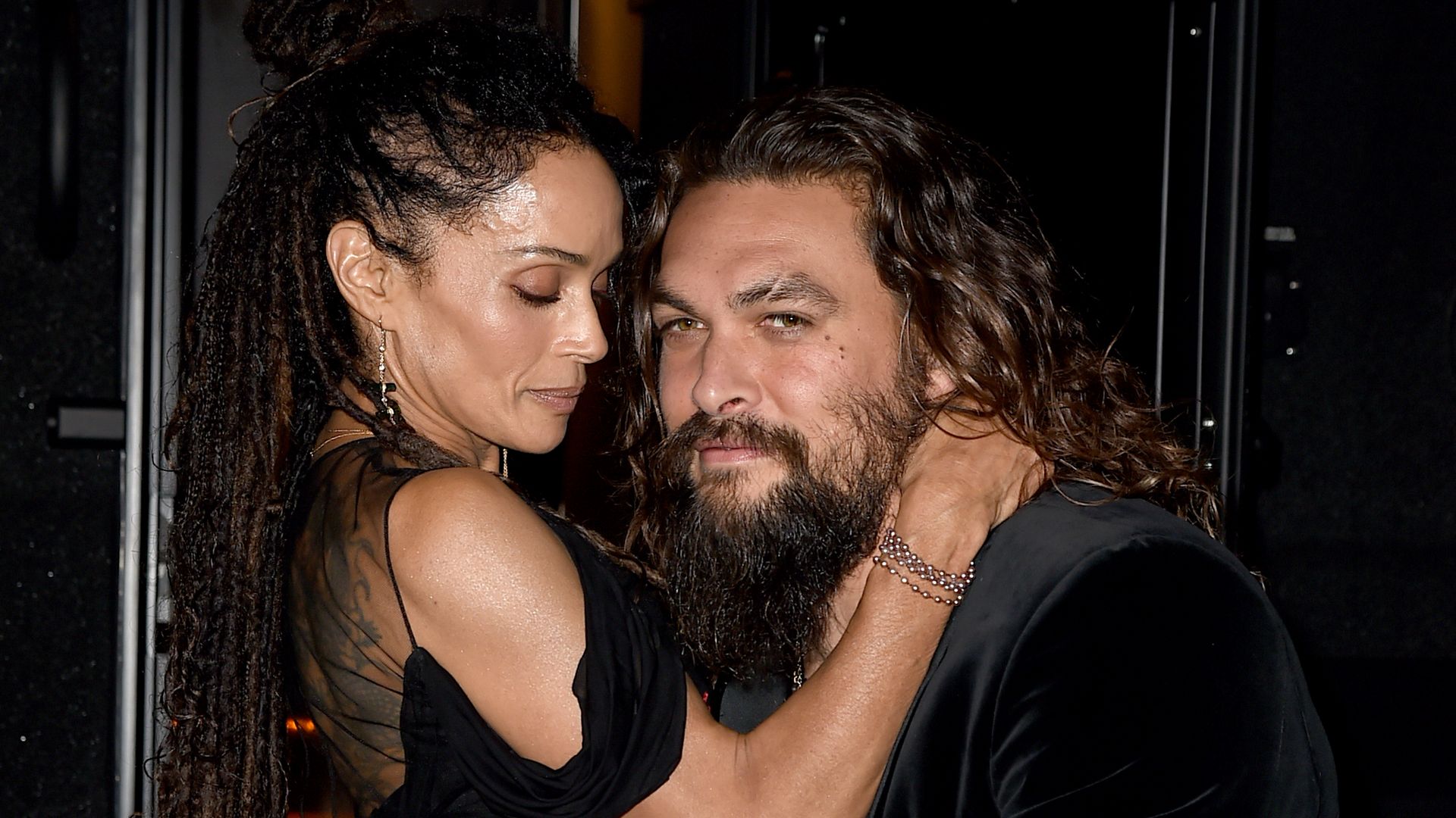Lisa Bonet and Jason Momoa attend the premiere of Warner Bros. Pictures' "Aquaman" at TCL Chinese Theatre on December 12, 2018 in Hollywood, California.