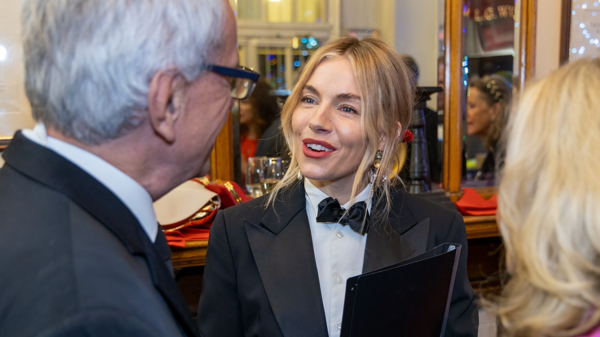 Sienna Miller’s androgynous power tuxedo is the look everyone's talking about