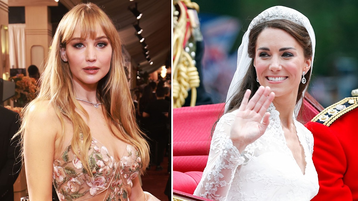 Jennifer Lawrence's 'naked dress' had a surprise connection to Princess Kate