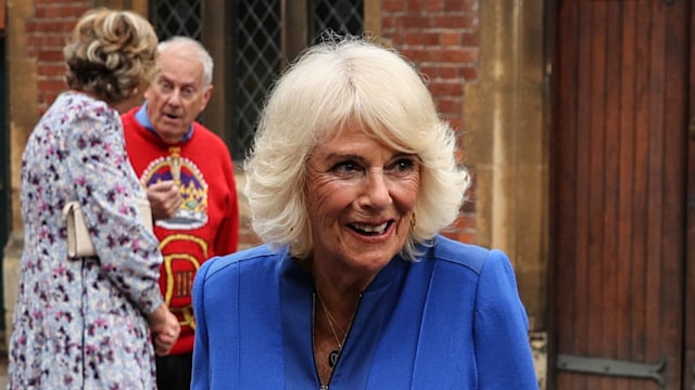 Queen Camilla smiling 