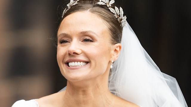 Olivia Grosvenor wore the Faberge Myrtle Tiara