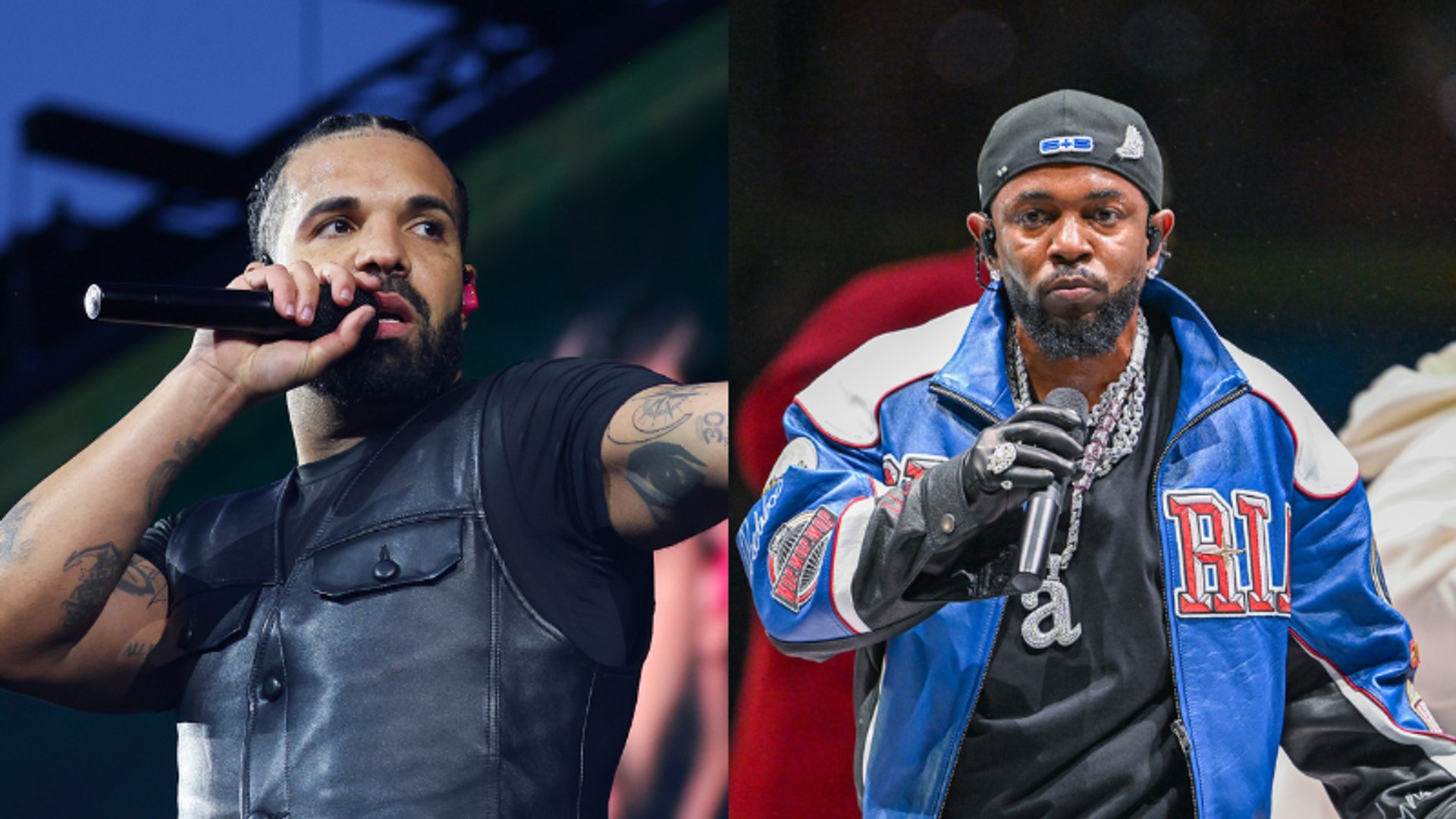 Drake and Kendrick Lamar