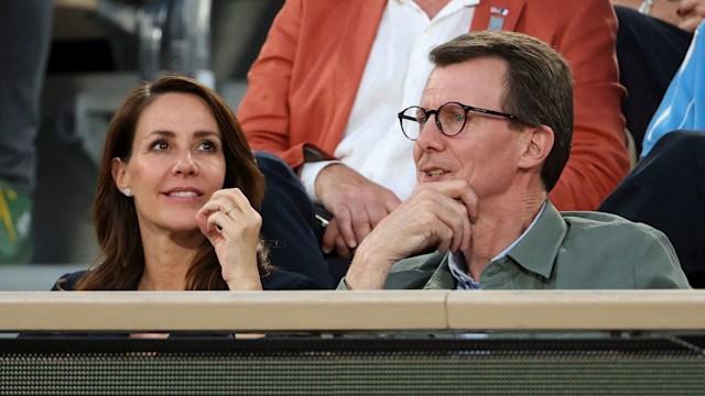 Joachim and Marie at the French Open