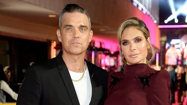 robbie williams ayda field red carpet