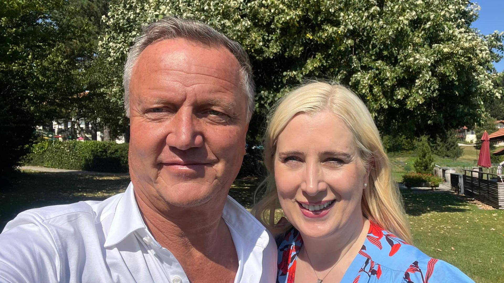 Princess Josefa von Hohenzollern and Prince Harald von Hohenzollern