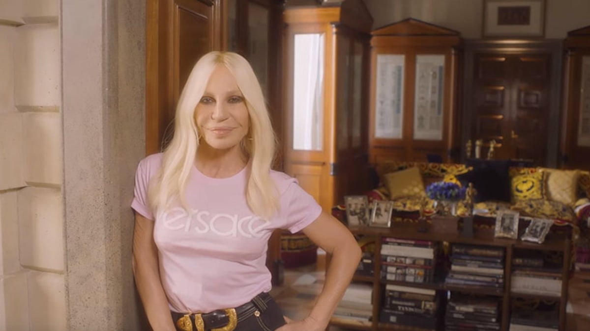 What's Gold and Leopard All Over? Donatella Versace's Opulent Milan Home