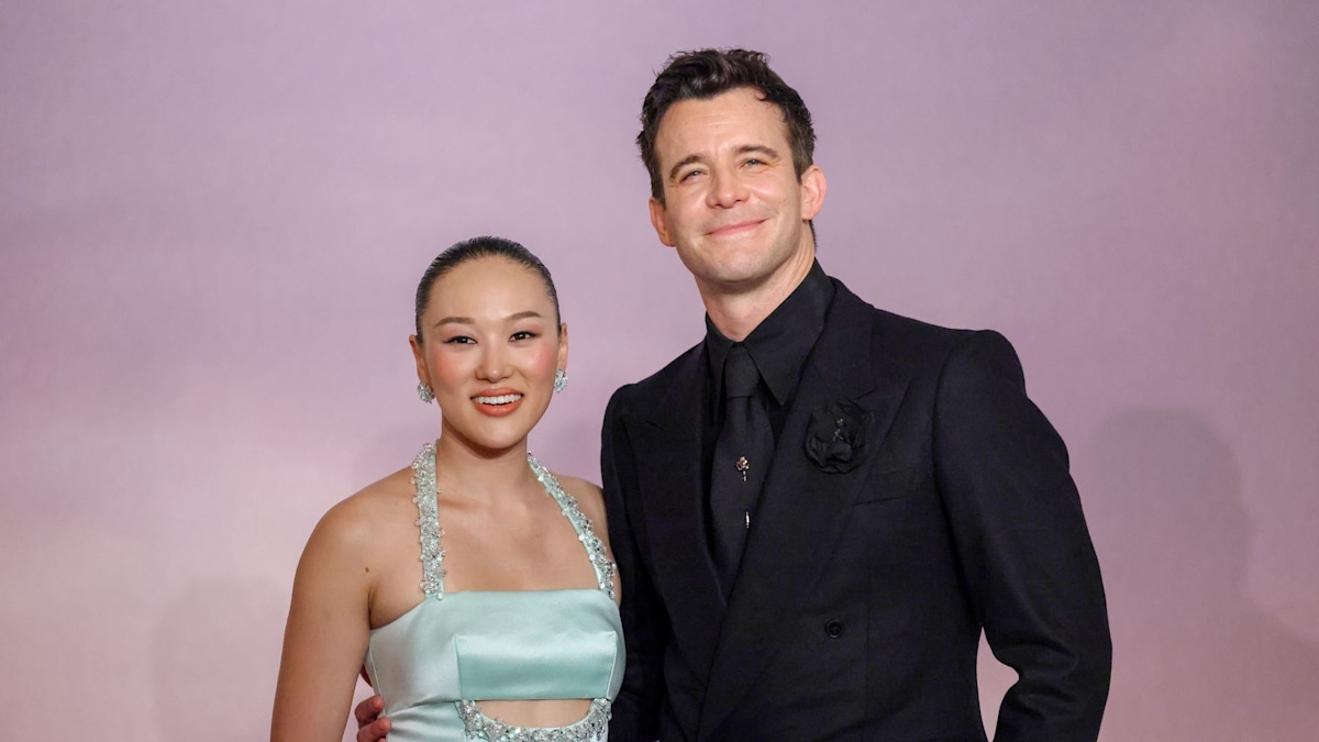 Luke Thompson leads Bridgerton cast as they descend on Paris for glamorous premiere – best photos