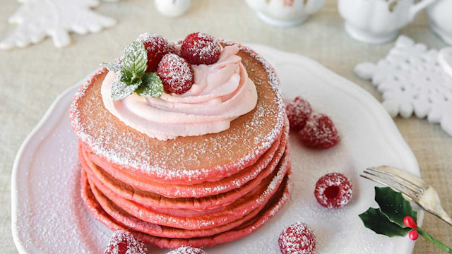 pink pancakes
