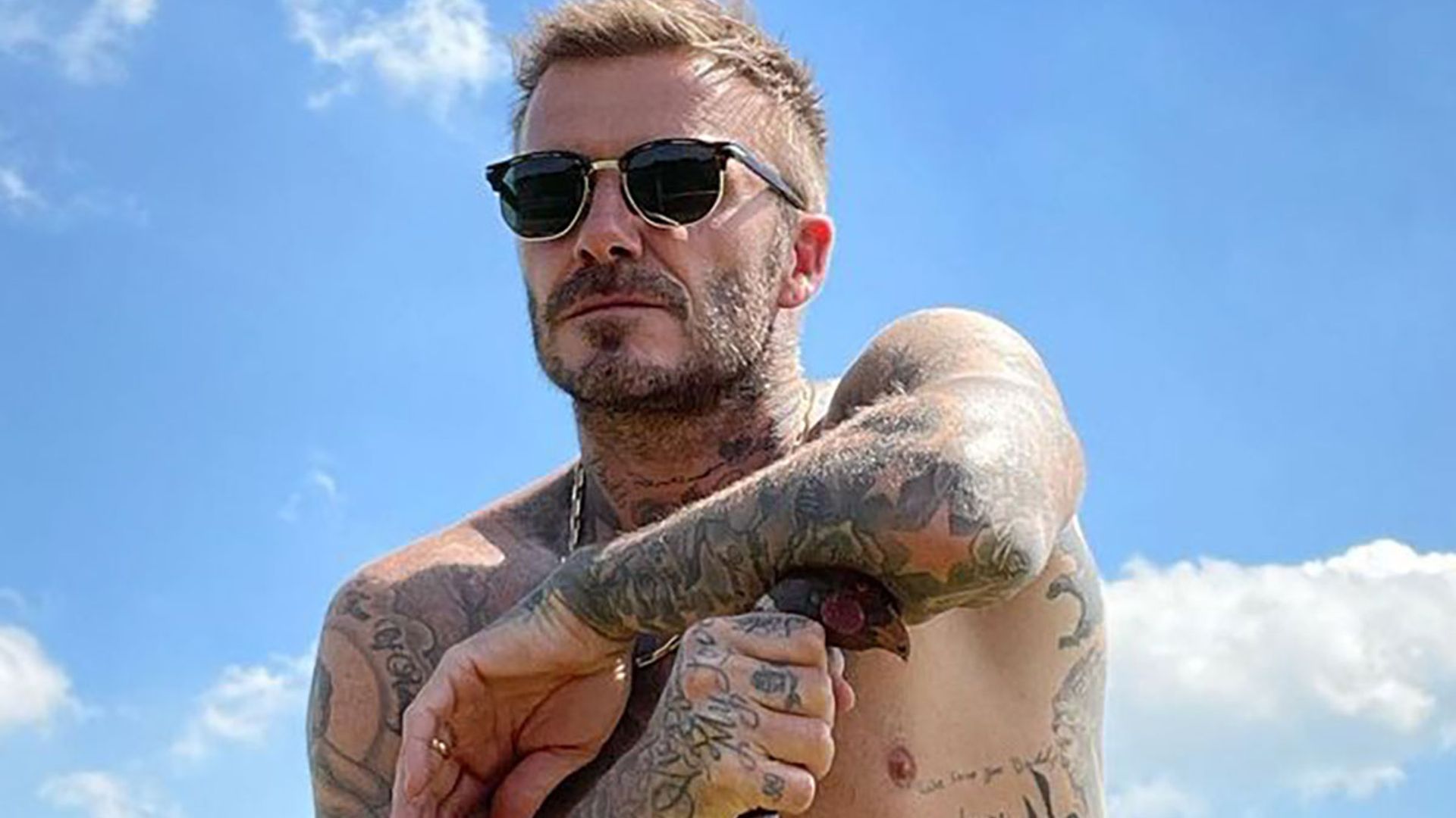 david beckham sun