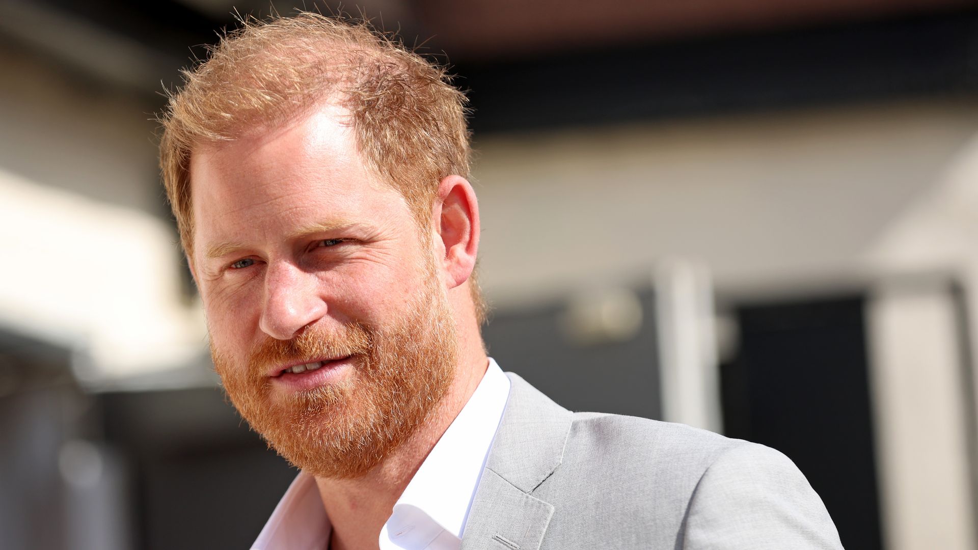 Prince Harry smiling