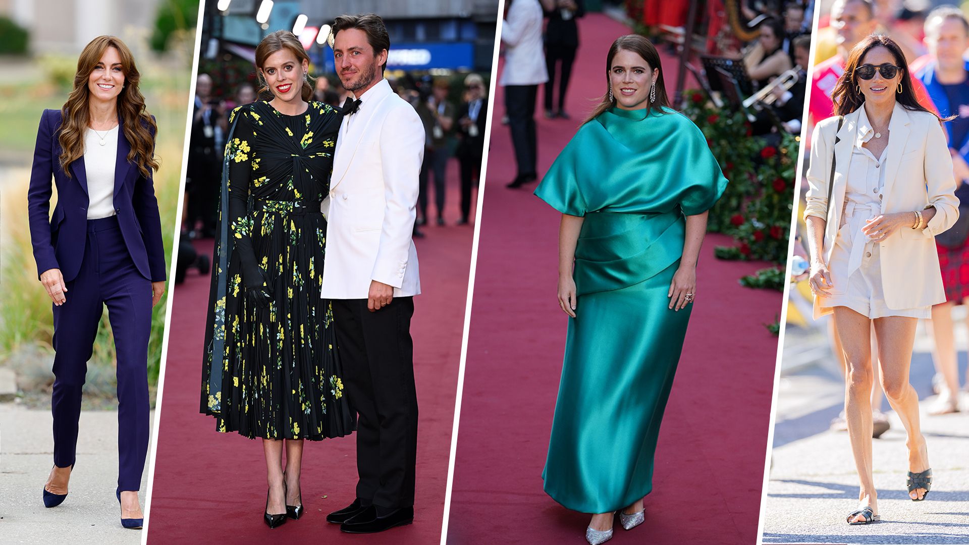 Royal Style Watch: Princess Beatrice's red carpet florals, Kate