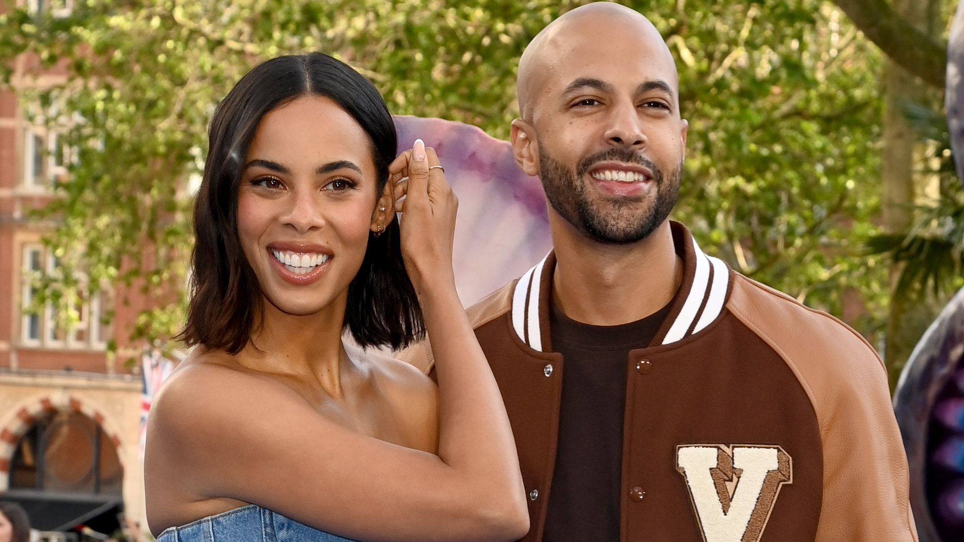 Rochelle Humes and Marvin Humes attend the UK Premiere of "The Little Mermaid" at Odeon Luxe Leicester Square on May 15, 2023 in London