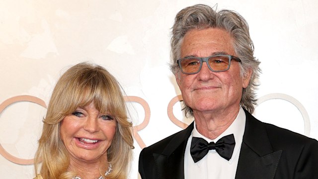 Goldie Hawn and Kurt Russell attend the 97th Annual Oscars at Dolby Theatre on March 02, 2025 in Hollywood, California.