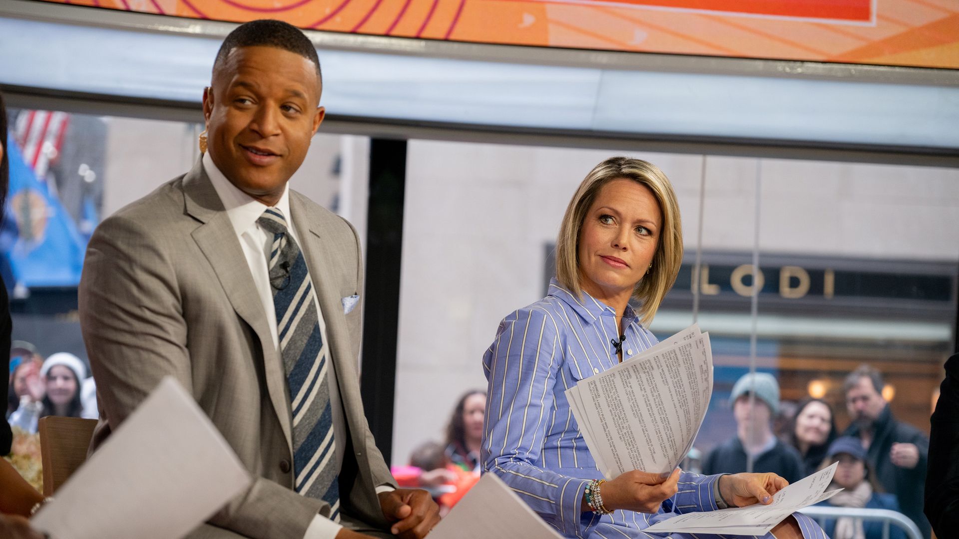 Today Show hosts Craig Melvin and Dylan Dreyer 