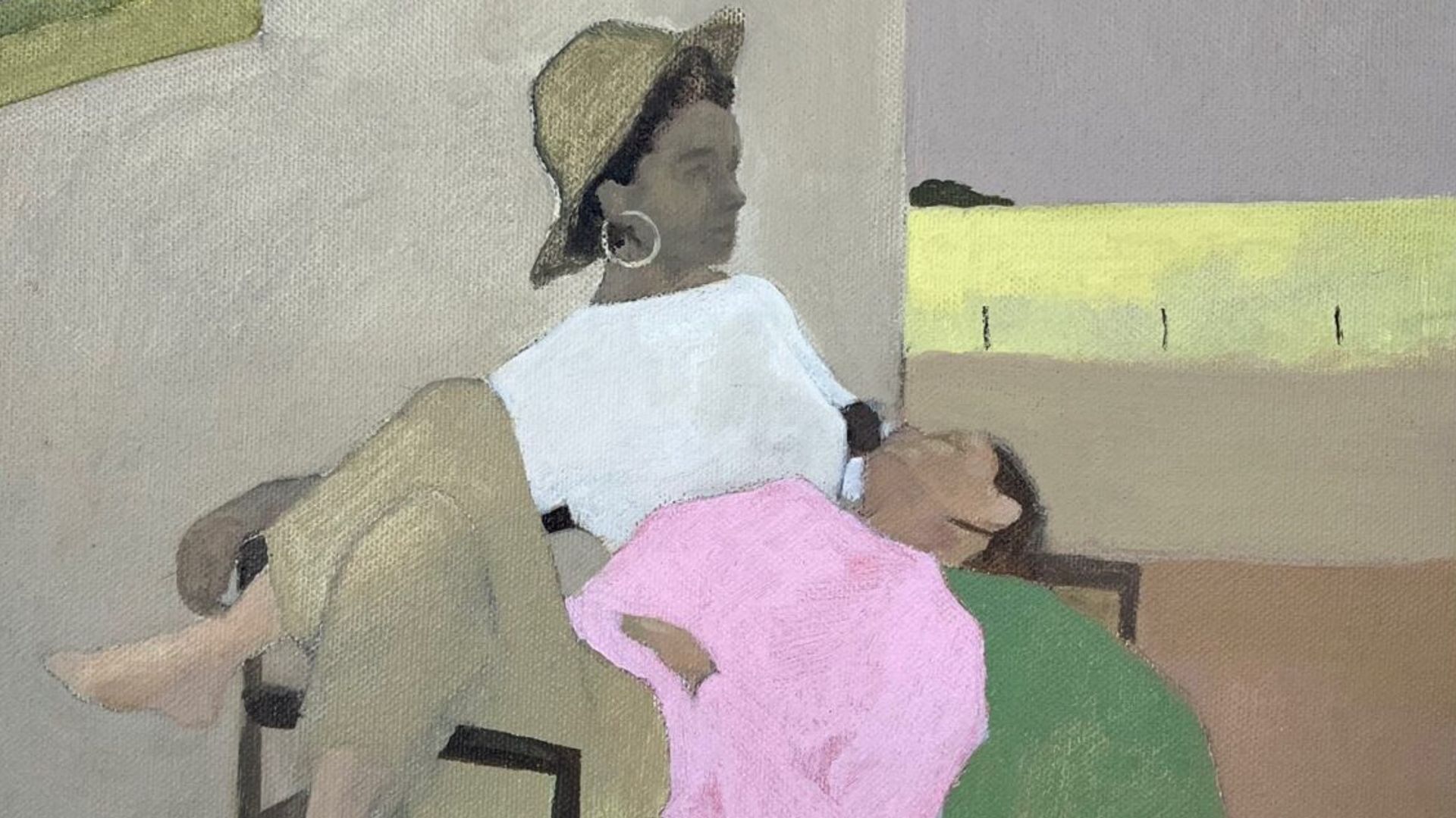 emily kirby painting of two women
